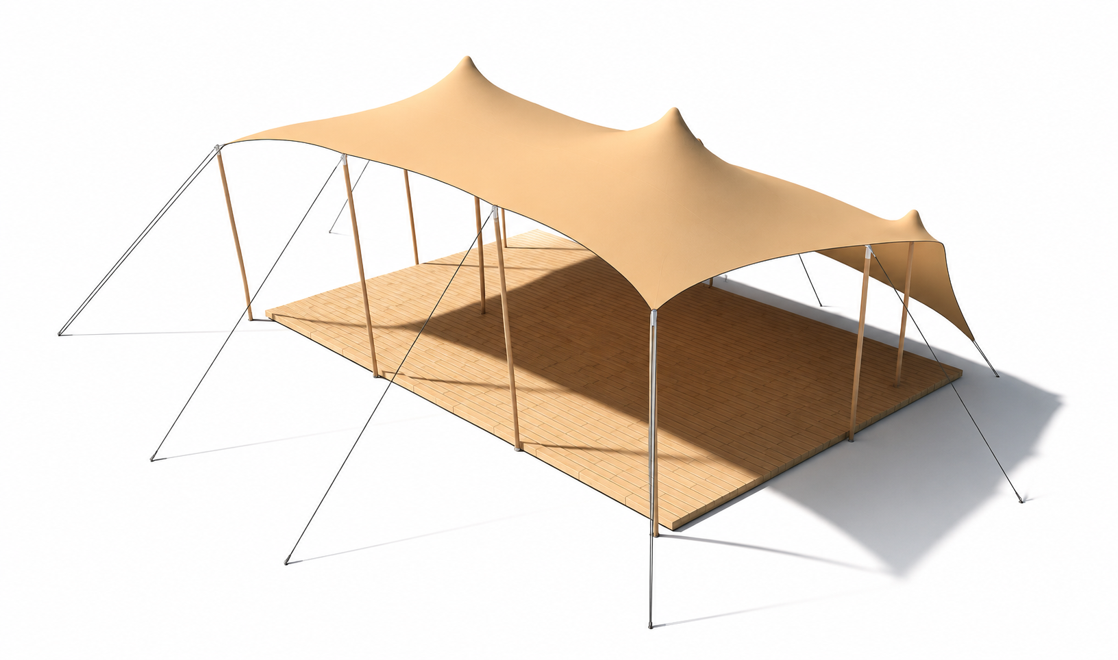 Tente Stretch installée en format compact